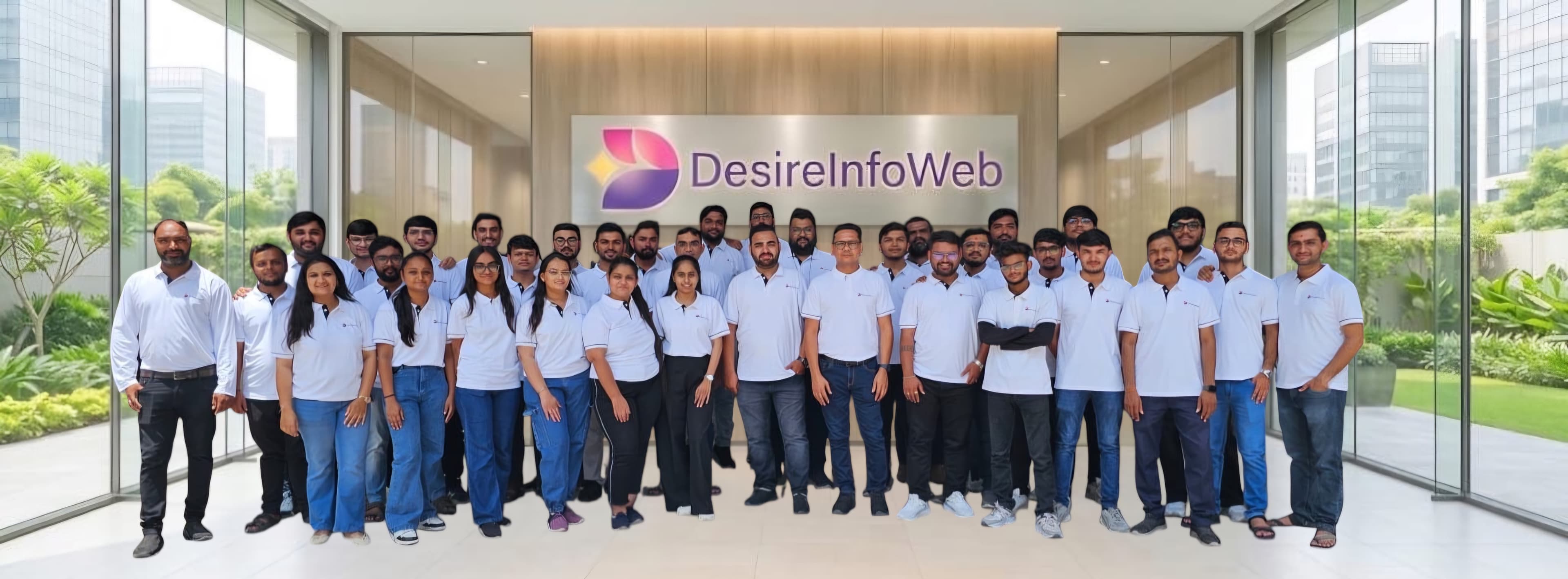 DesireInfoWeb team together